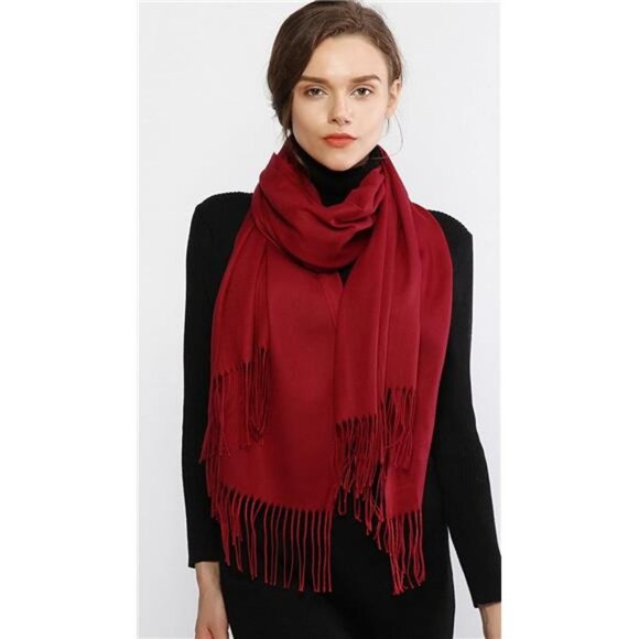 Women's Scarf Pashmina Shawls Winter Warm Long Large Scarves - Picture 5 of 7